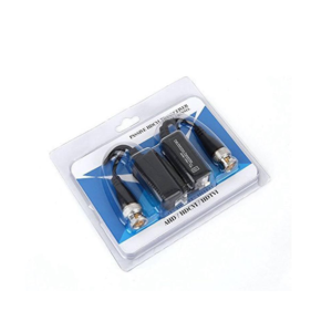 Passive BNC Video Balun for Cctv HD Camera (Black)